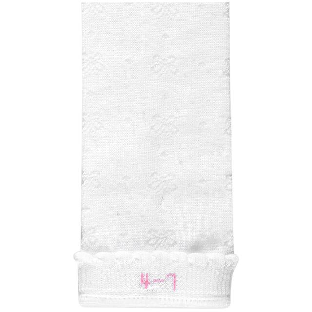 M&S 5pk Butterfly Knee High School Socks, White thumbnail 3