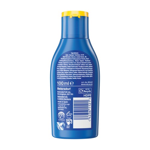 NIVEA SUN Protect & Moisture SPF 30 Sun Lotion Travel Size thumbnail 3