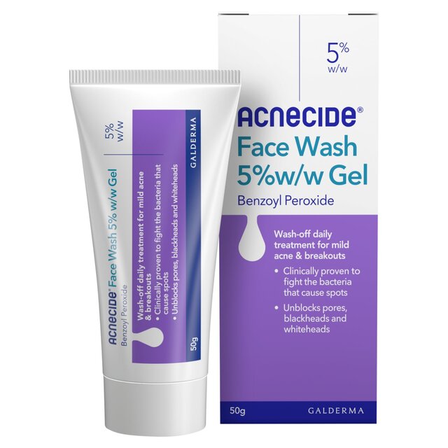 Acnecide Face Wash Treatment with Benzoyl Peroxide