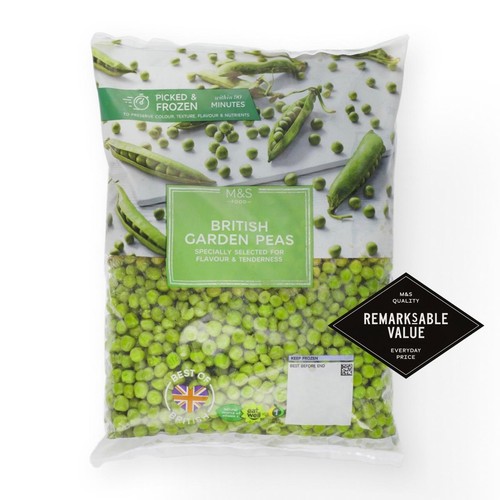M&S British Garden Peas Frozen 1kg