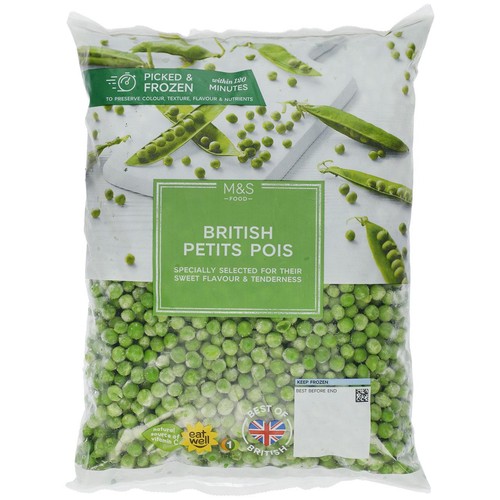 M&S British Petits Pois Frozen 1kg