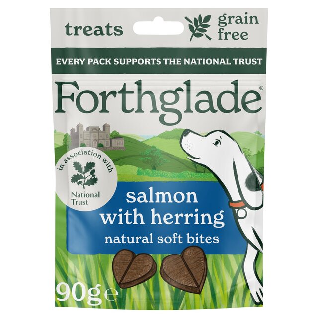 Forthglade National Trust Soft Bites Salmon with Herring Dog Treats
