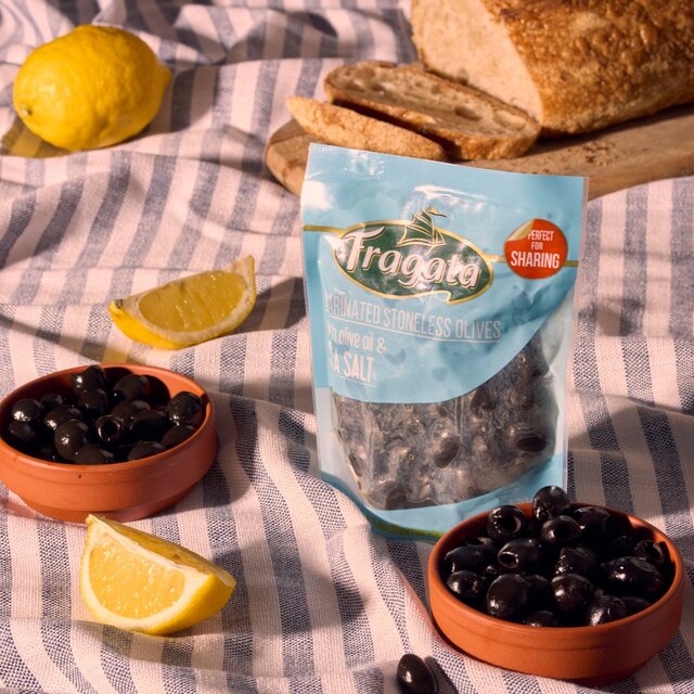 Fragata Marinated Pitted Black Olives With Sea Salt thumbnail 2
