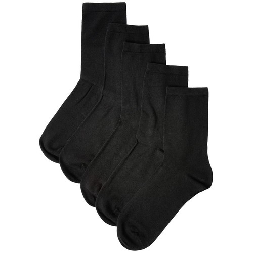 M&S Womens Supersoft Crew Socks Black Size 3-5 thumbnail 2