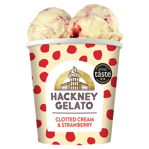 Hackney Gelato Clotted Cream & Strawberries Gelato