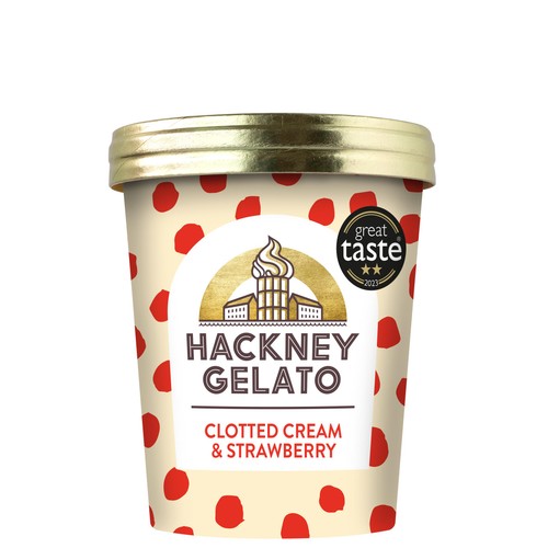 Hackney Gelato Clotted Cream & Strawberries Gelato thumbnail 3