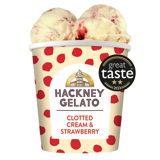 Hackney Gelato Clotted Cream & Strawberries Gelato