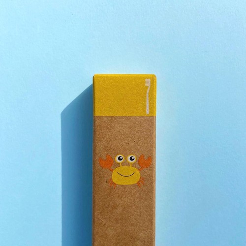 Bamboo Club Bambino Yellow Kids Toothbrush thumbnail 4