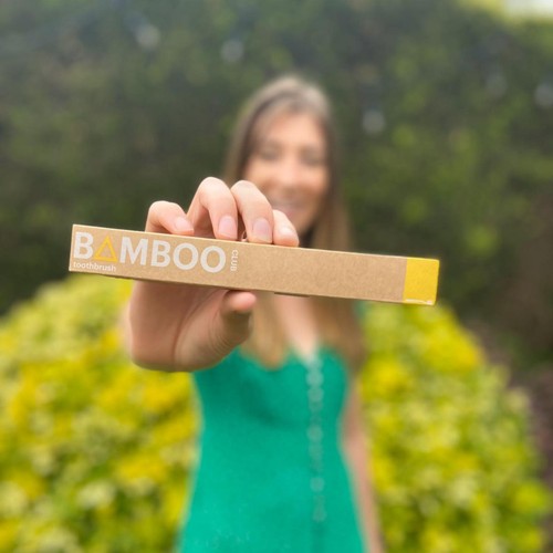 Bamboo Club Yellow Adult Toothbrush thumbnail 3