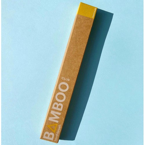 Bamboo Club Yellow Adult Toothbrush thumbnail 4