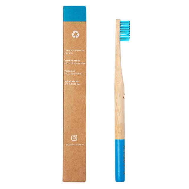 Bamboo Club Blue Adult Toothbrush thumbnail 2
