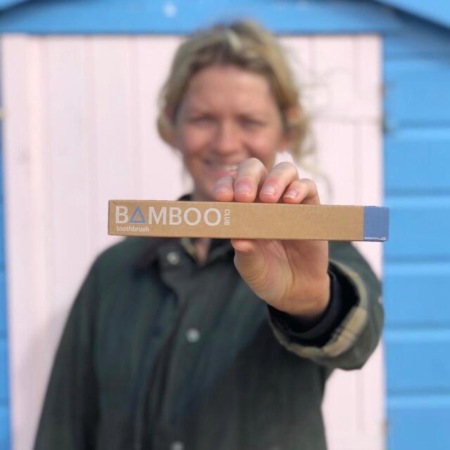 Bamboo Club Blue Adult Toothbrush thumbnail 3