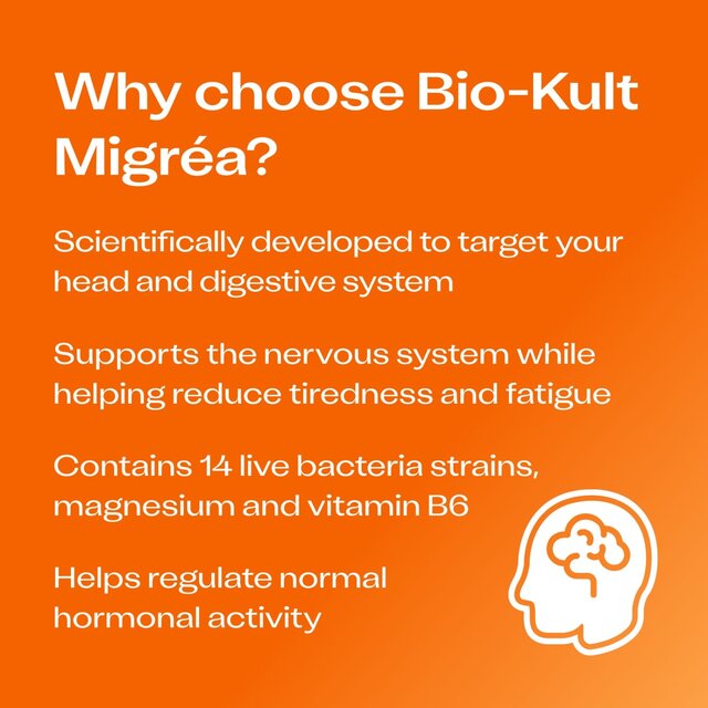 Bio-Kult Probiotics Migrea Gut Supplement 60 Capsules thumbnail 6