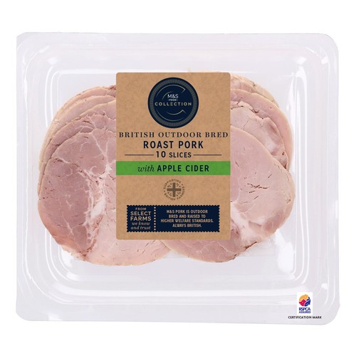 M&S British Roast Pork with Apple & Cider 10 Slices