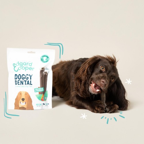 Edgard & Cooper Strawberry & Mint Medium Dog Dental Sticks thumbnail 3