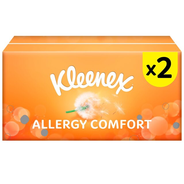 Kleenex Allergy Comfort Tissues Twin Box
