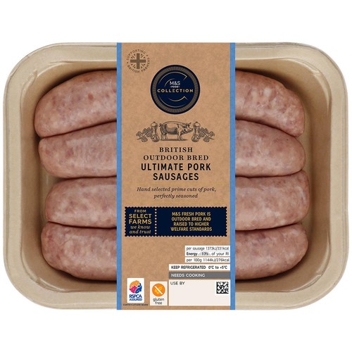 M&S Collection Ultimate Pork Sausages