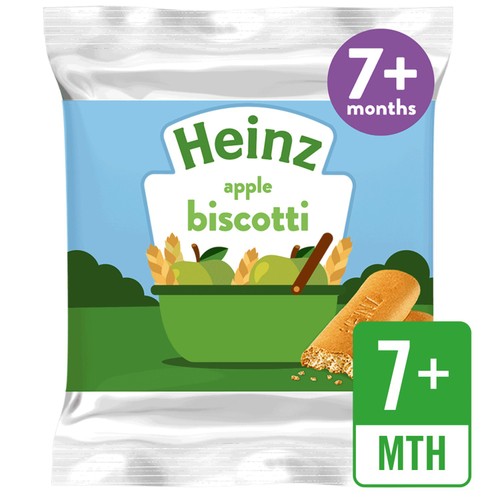 Heinz Apple Biscotti Baby Food Snacks 7+ Months thumbnail 2