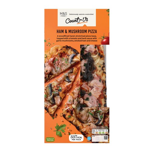 M&S Count On Us Ham & Mushroom Pizza thumbnail 2