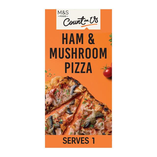 M&S Count On Us Ham & Mushroom Pizza