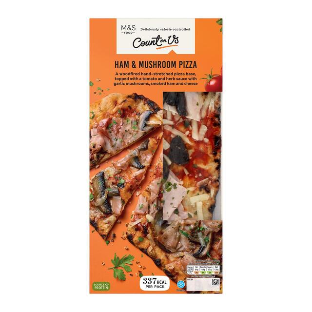M&S Count On Us Ham & Mushroom Pizza thumbnail 2