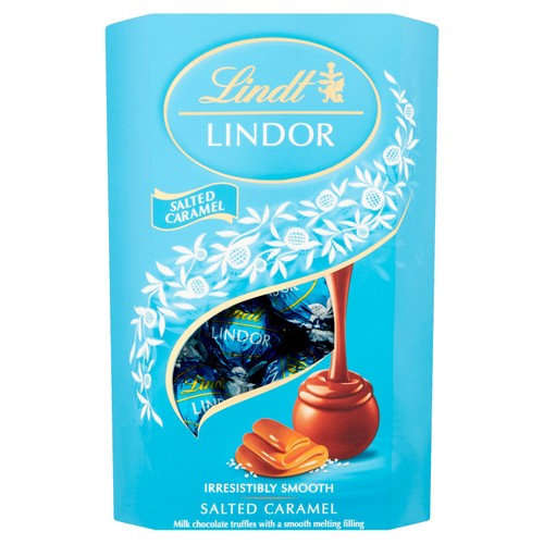 Lindt Lindor Milk Salted Caramel Chocolate Truffles