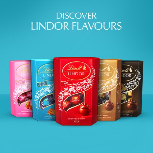 Lindt Lindor Salted Caramel Chocolate Truffles Box thumbnail 6