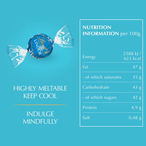Lindt Lindor Salted Caramel Chocolate Truffles Box thumbnail 8