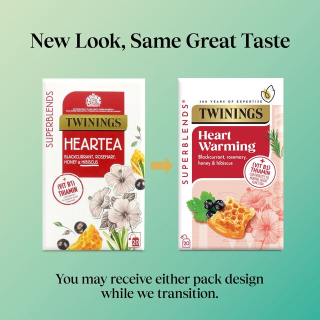 Twinings Superblends Heartea with Blackcurrant, Rosemary and Honey thumbnail 5