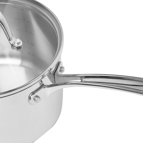 M&S Stainless Steel Saucepan 18cm thumbnail 3