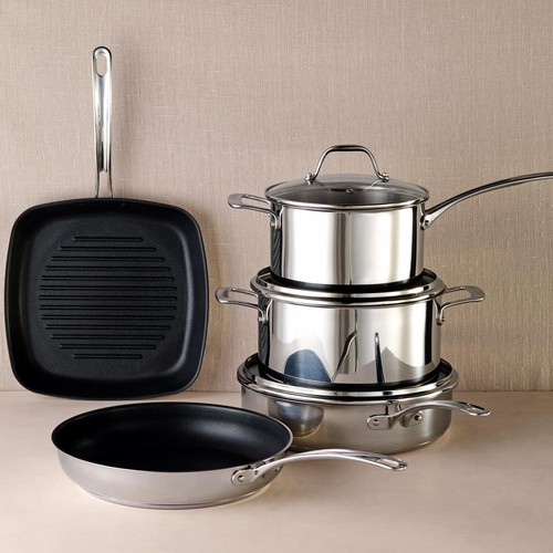 M&S Stainless Steel Saucepan 20cm thumbnail 2