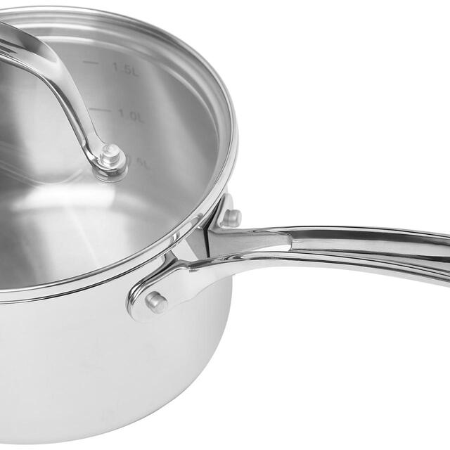 M&S Stainless Steel Saucepan 16cm thumbnail 3