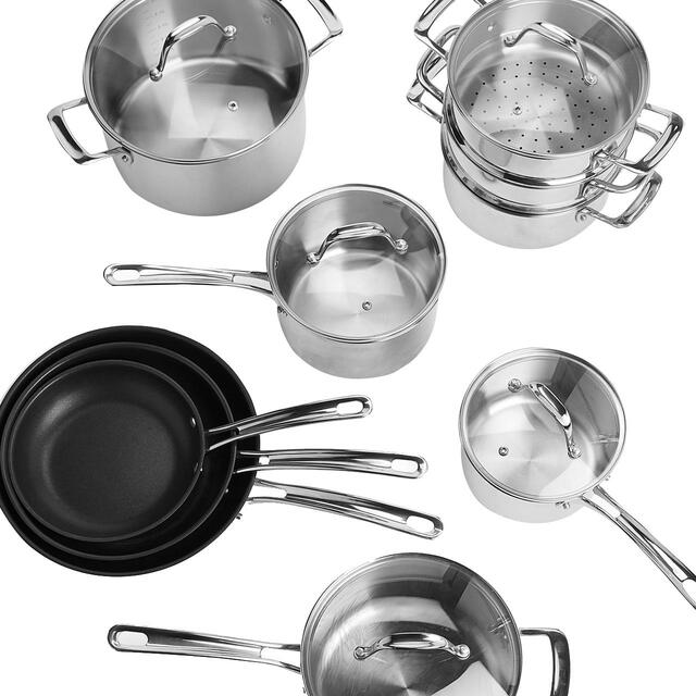 M&S Stainless Steel Saucepan 16cm thumbnail 4