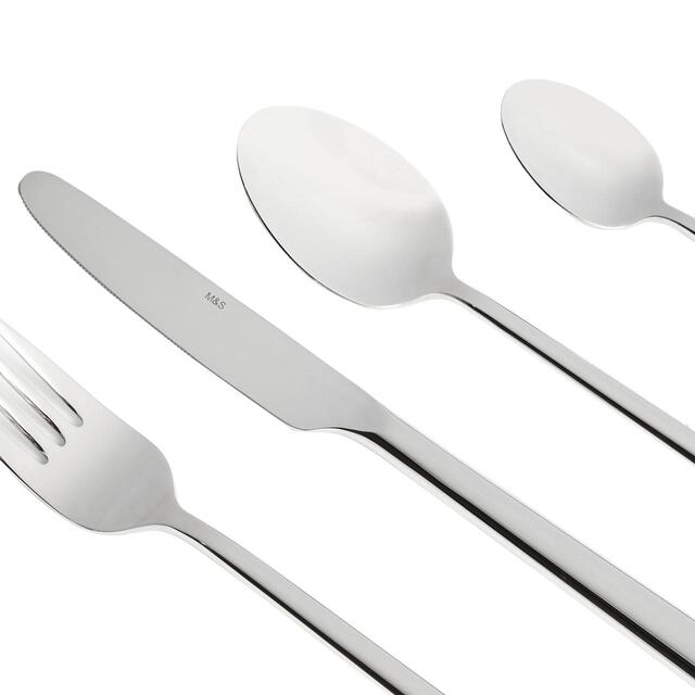 M&S Manhattan Stainless Steel Cutlery Set thumbnail 4
