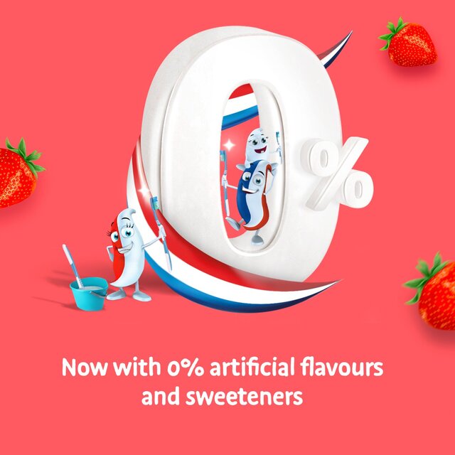 Aquafresh Kids Toothpaste Splash Age 3-8 Strawberry & Mint thumbnail 4