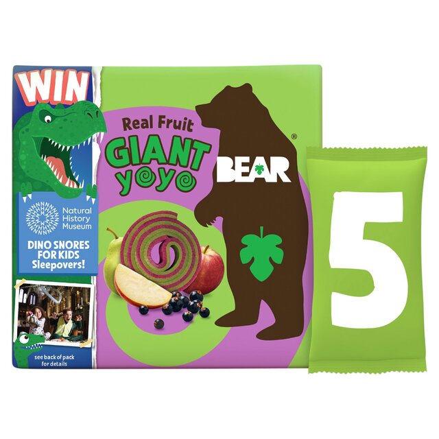 BEAR GIANT Fruit Yoyos Apple & Blackcurrant Multipack
