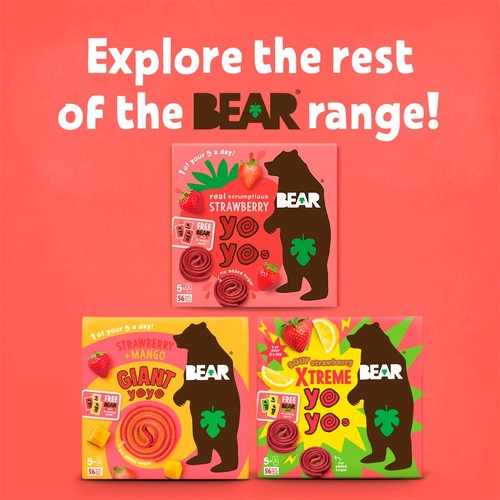 BEAR GIANT Fruit Yoyos Strawberry & Mango Multipack thumbnail 6