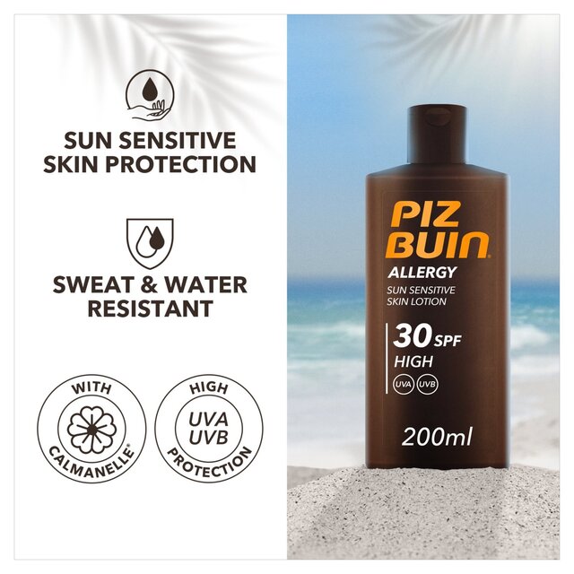 Piz Buin Allergy Sensitive Skin Sun Lotion SPF30 thumbnail 2