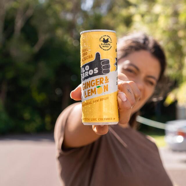 Lo Bros Kombucha Ginger & Lemon Low Sugar Multipack thumbnail 5