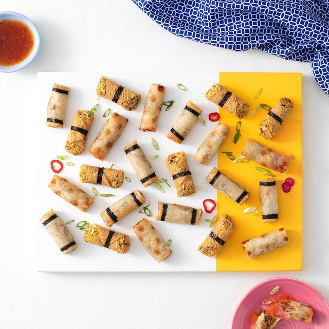 M&S 24 Vegetable Spring Roll Selection