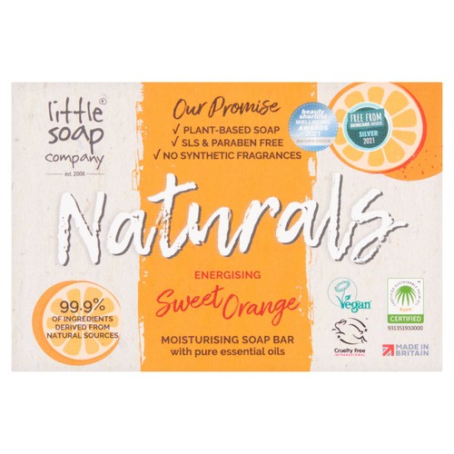 Little Soap Company Naturals Bar Soap Sweet Orange