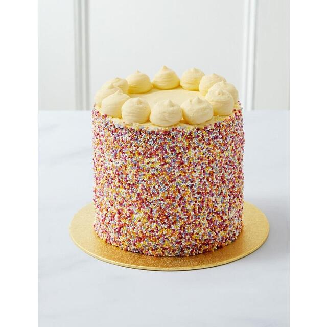 M&S Rainbow Sponge Layer Cake