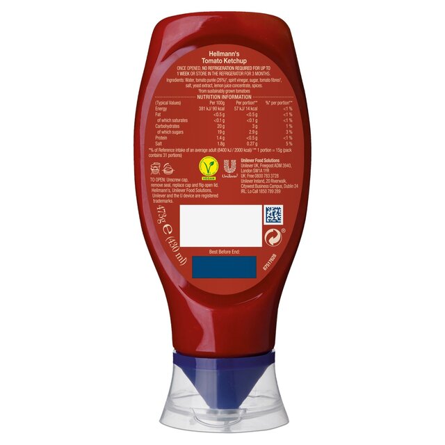 Hellmann's Tomato Ketchup thumbnail 2