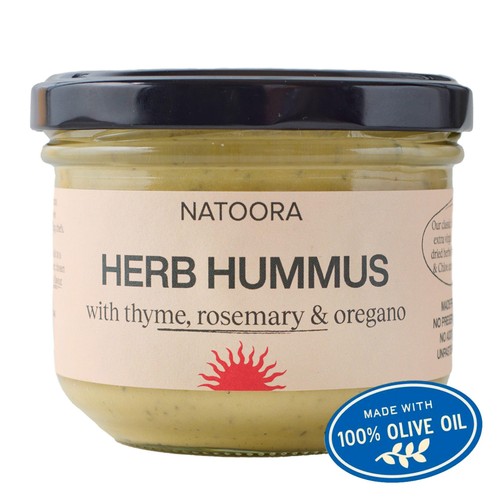 Natoora Herb Hummus with Dill, Chives & Mint