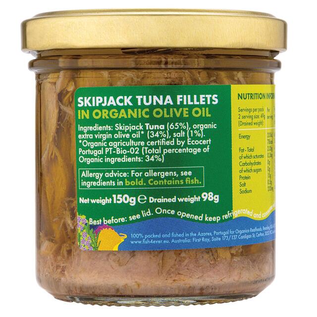Fish 4 Ever Azores Tuna Fillets in Organic Olive Oil thumbnail 2