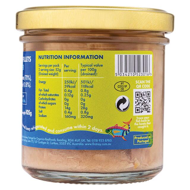 Fish 4 Ever Azores Tuna Fillets in Spring Water thumbnail 3