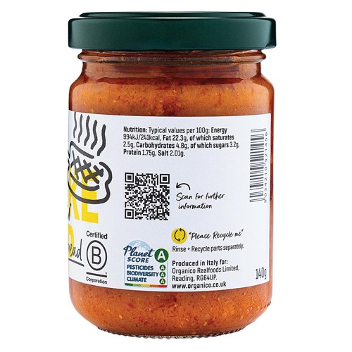 Realfoods Organic Roasted Pepper Spread thumbnail 2