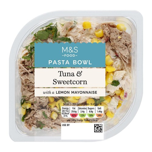 M&S Tuna & Sweetcorn Pasta Salad thumbnail 2
