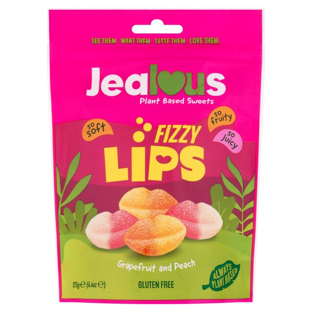 Jealous Sweets Fizzy Lips Sweets Plant-based Gummy Sweets - Image 1