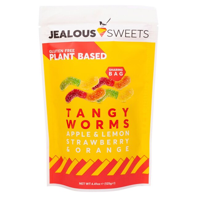Jealous Sweets Tangy Worms Plant-based Gummy Sweets thumbnail 2